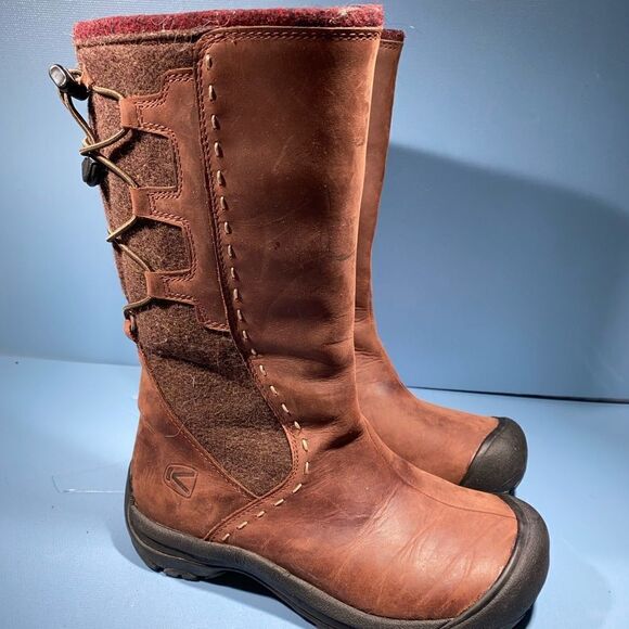 KEEN Winthrop Waterproof Leather Keen DRY Boots Size 36-6 - Picture 3 of 7